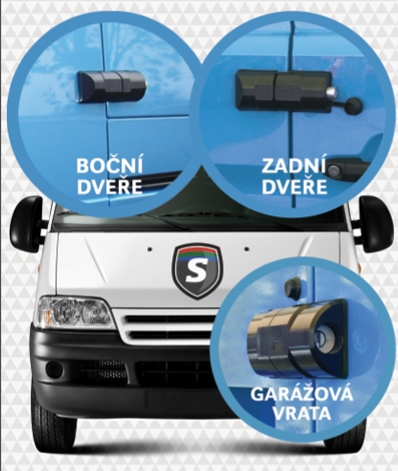 Zabezpečení dodávkových automobilů - Safe cargo