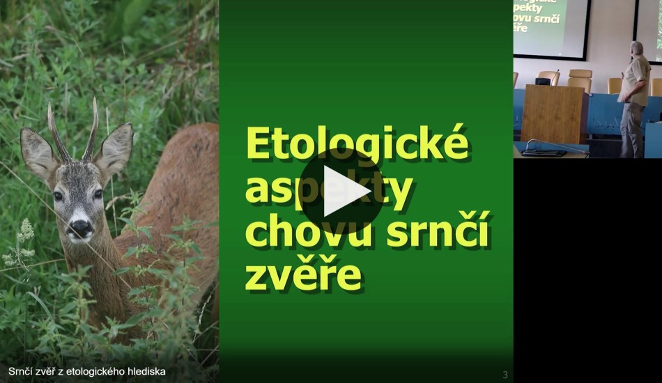 Přednášky o genetice a srnčí zvěři