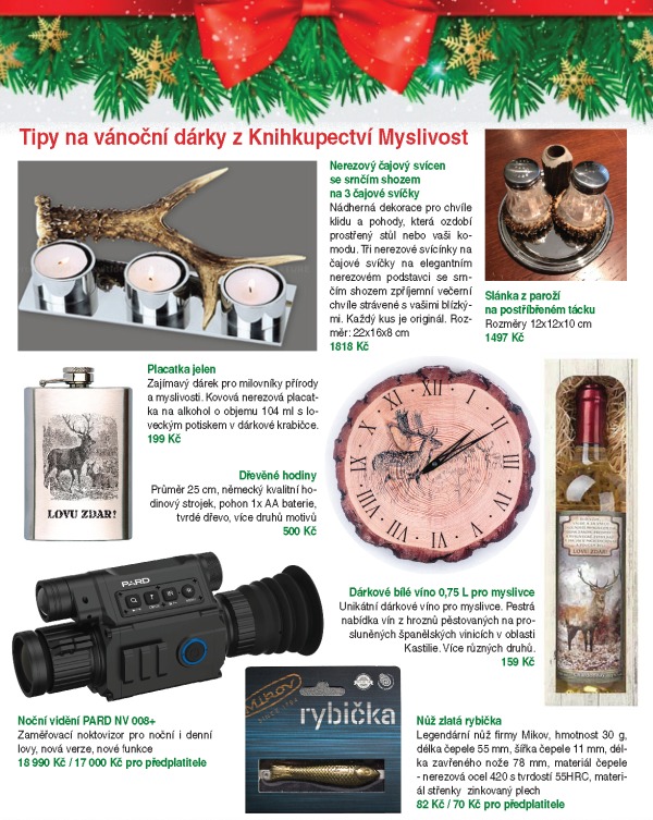 Nabídka e-shopu Myslivost