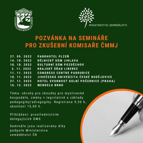 Seminář pro zkušební komisaře ČMMJ