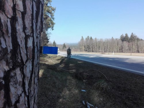 Výstavba pachových ohradníků na E55